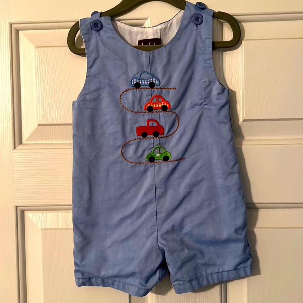 Lil Cactus Car Smock Onesie